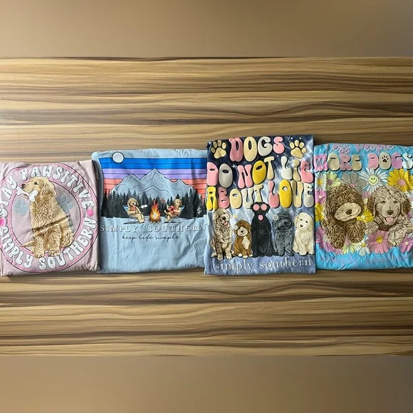 Womens Clothes 4 Piece Bundle Simply Southern Tees Size XXL (20-22) - Picture 2 of 7